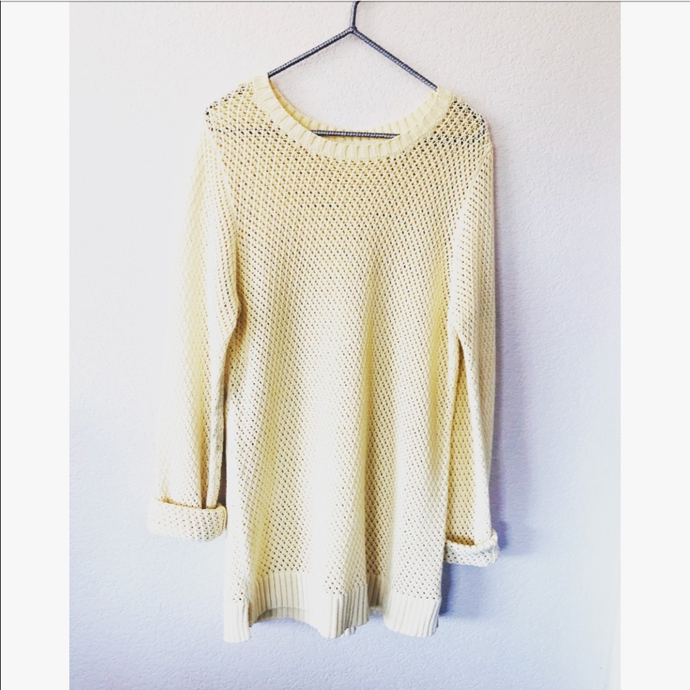 Knitted Beige Sweater